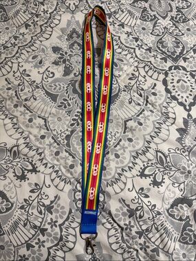 Insomniac Rainbow EDC Lanyard - Blue Accent